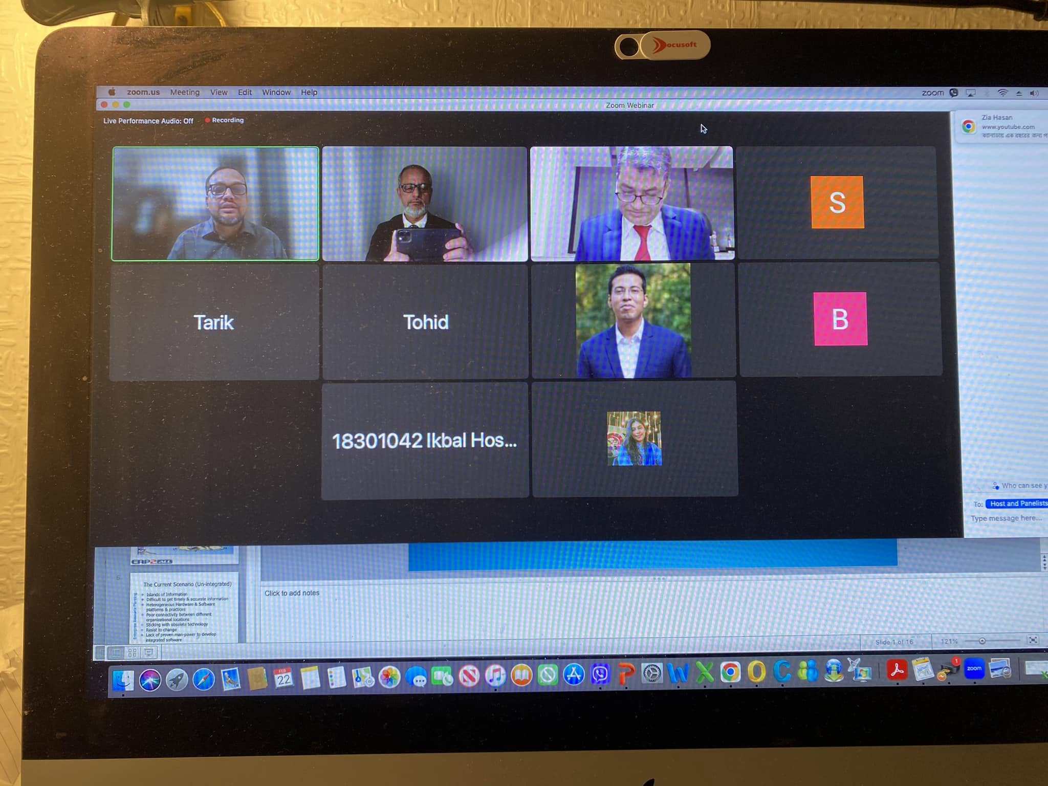 ERP Webinar at University of Chittagong